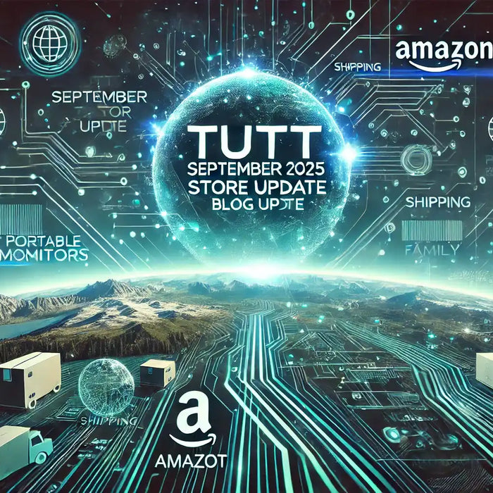 September 2025 Store Updates – DDP Shipping, Amazon EU Expansion, New Portable Monitor for Laptop, Family Organizer - TUTT
