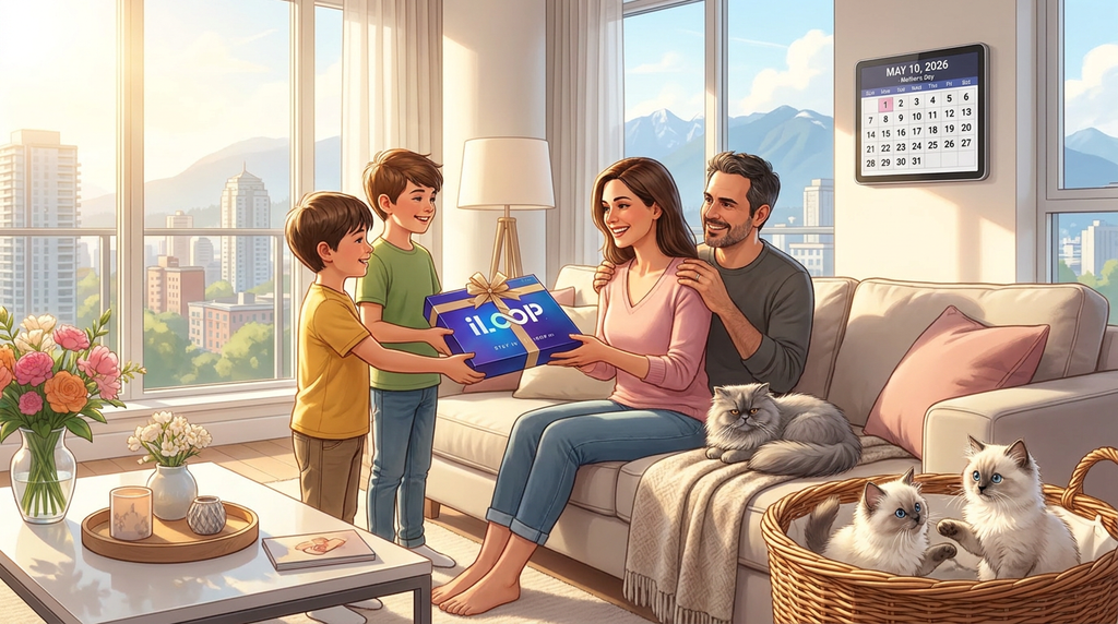 Best Mother’s Day Tech Gifts in Canada (2026): Smart Ideas That Impress, iLoop™ Digital Calendar without Subscription 