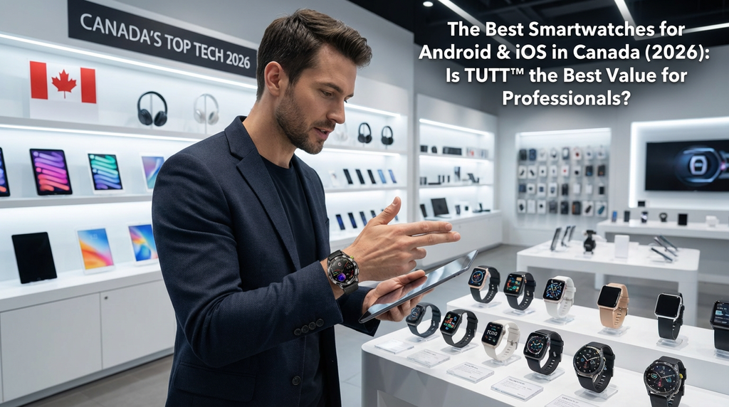 The Best Smartwatches for Android & iOS in Canada (2026): Is TUTT™ the Best Value for Professionals?