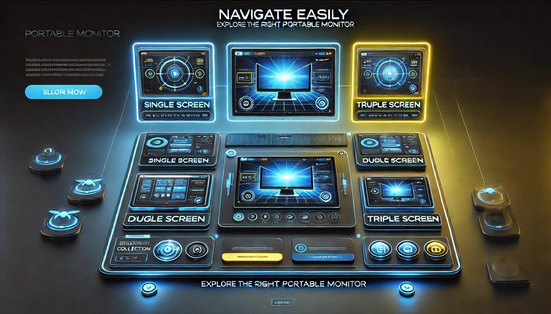 Discover the New Smart Navigation for TUTT Portable Monitor Collections - TUTT