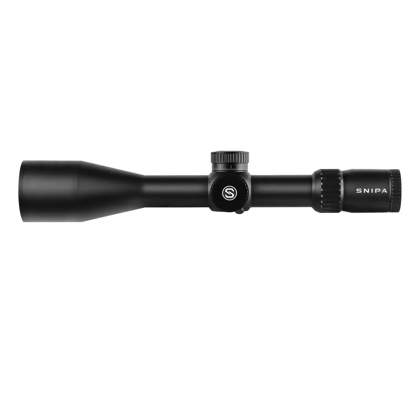 SNIPA Rockies 5-25x56 FFP rifle scope, black, side focus wheel, tactical knobs, TUTT