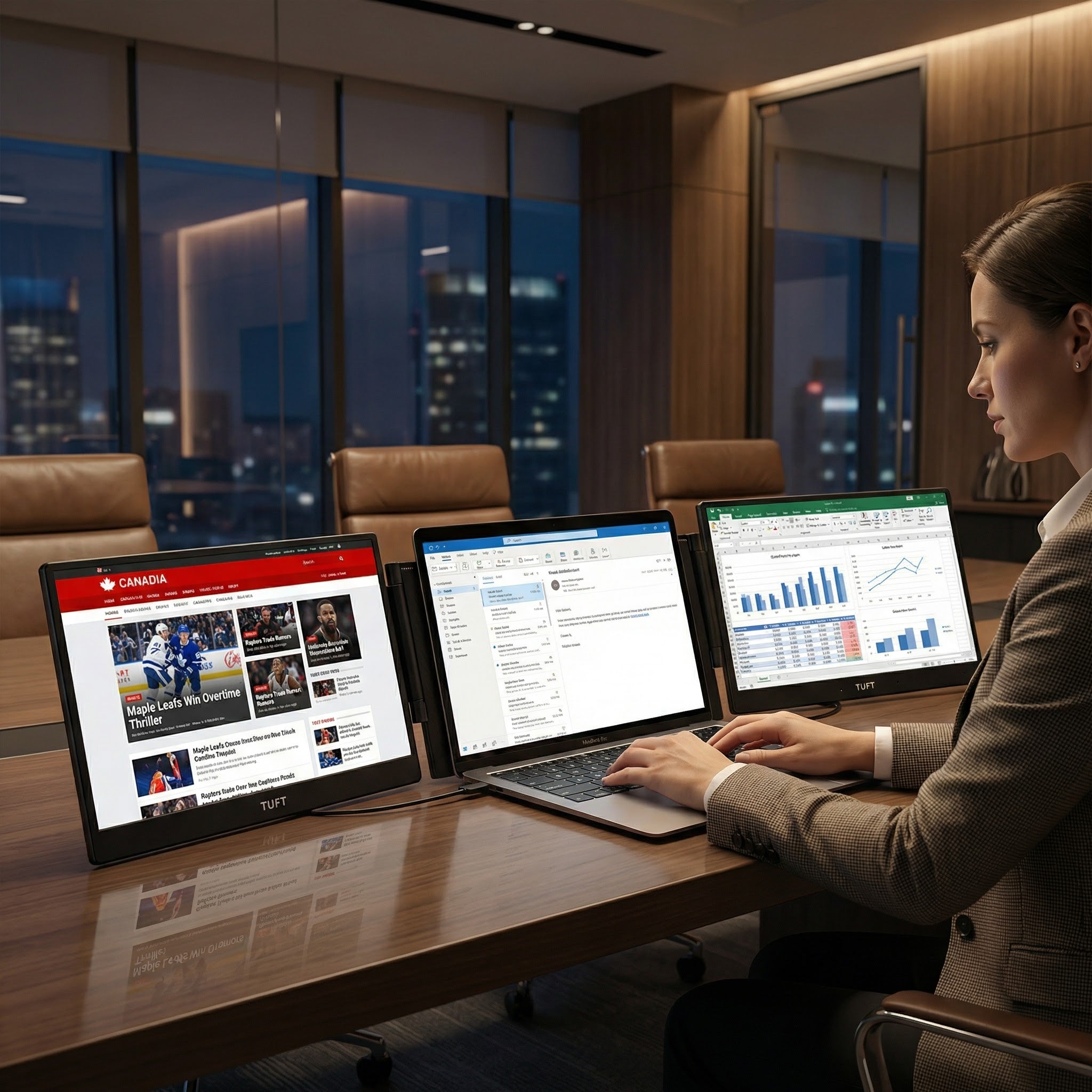 Portable Monitor For Laptop 
 Dual Screen Extender