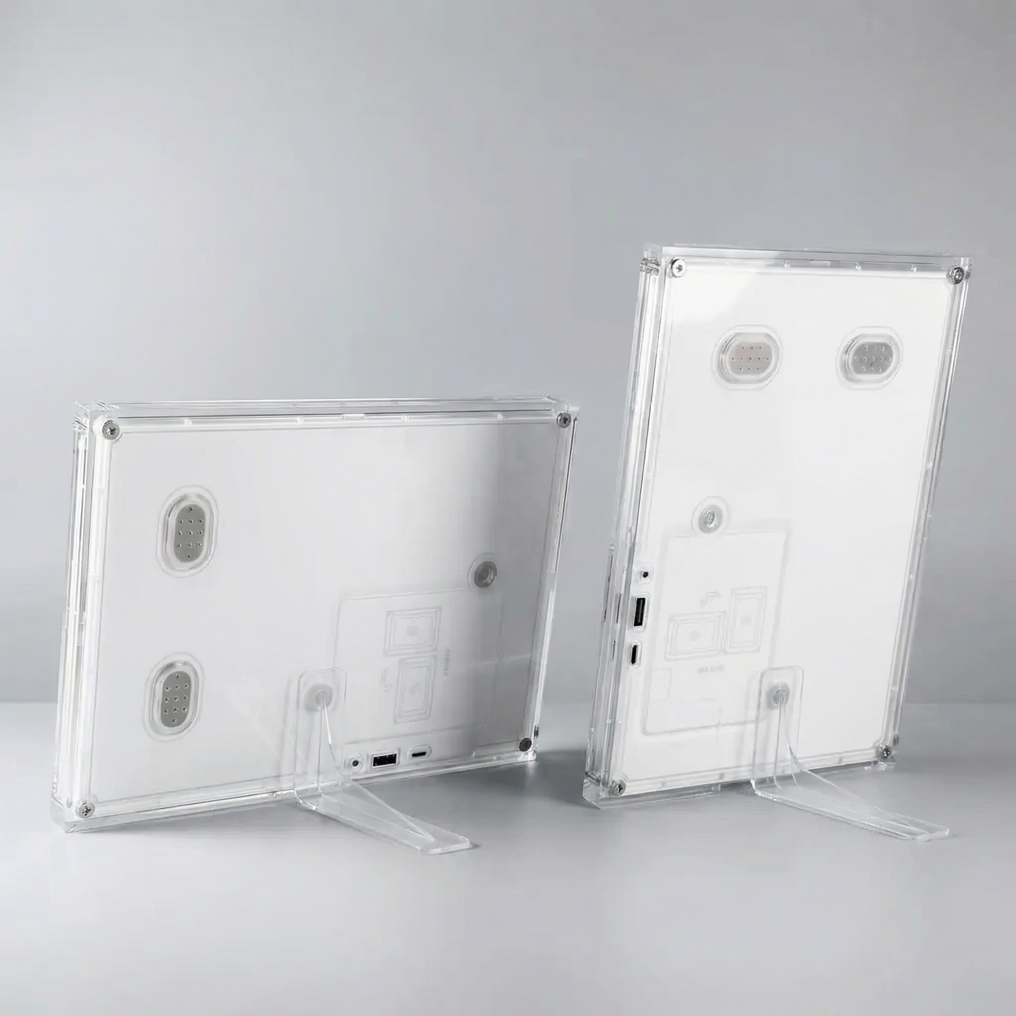 TUTT 10.1"  Digital Photo Frame | Acrylic Clear Slim WiFi | IPS Touchscreen | 32GB Built-In Storage | Frameo App