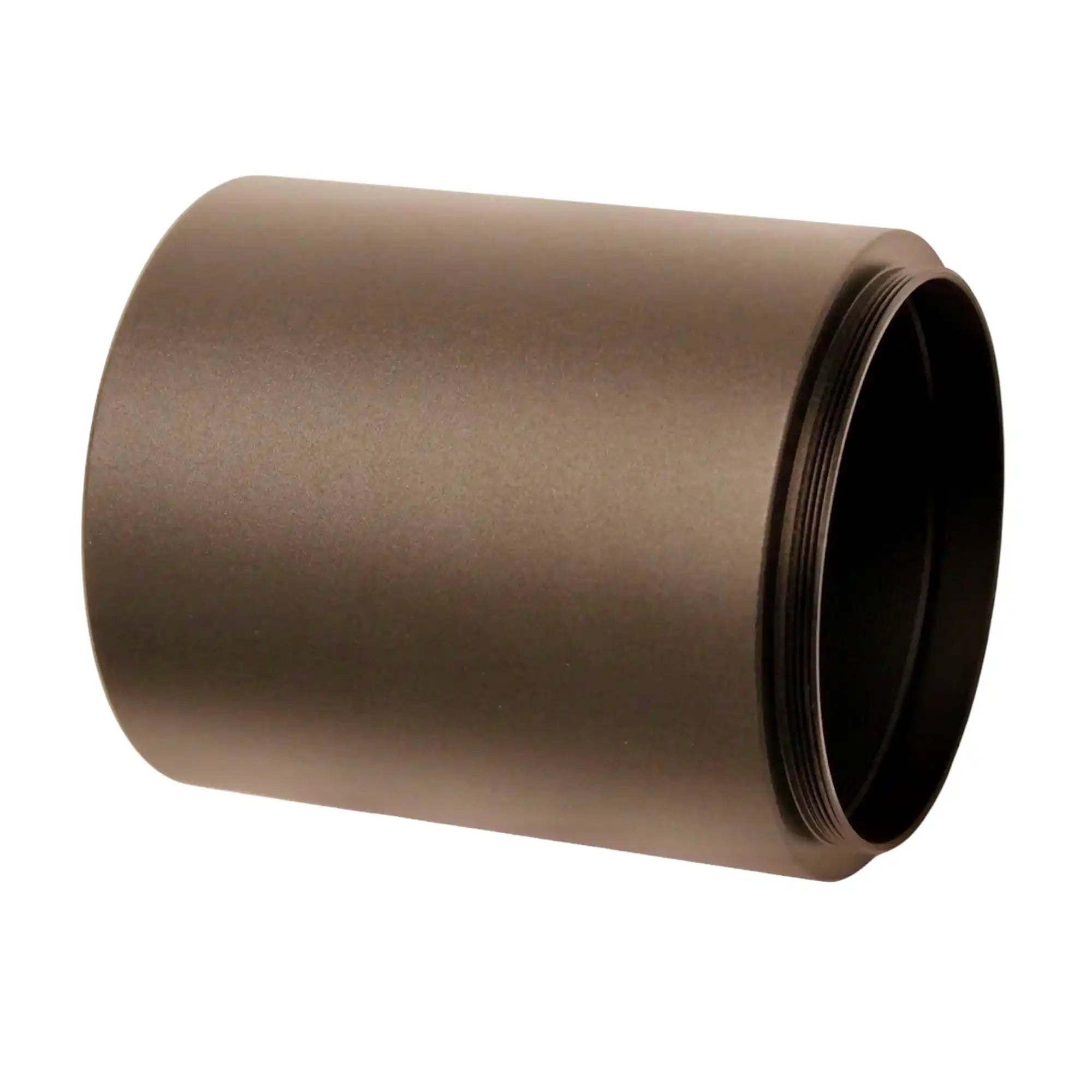 Matte black SNIPA Wolf ICE 6-36x56 FFP tactical rifle scope sunshade attachment on white, TUTT