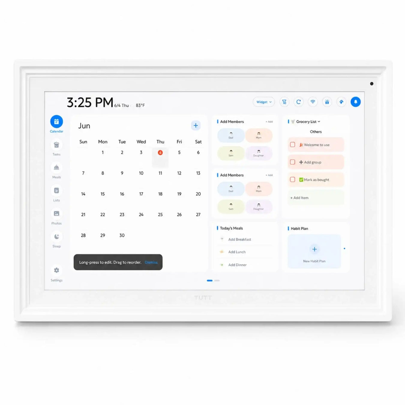 TUTT Digital Calendars & Digital Photo Frames for Canadian Homes
