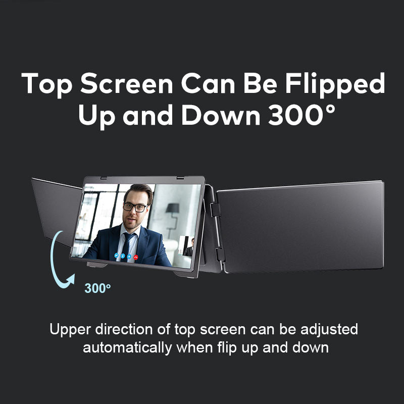 TUTT 18.5″ Quad Screen Portable Monitor For Laptop S999 | Single Cable Setup | 1080p IPS | sRGB 100%