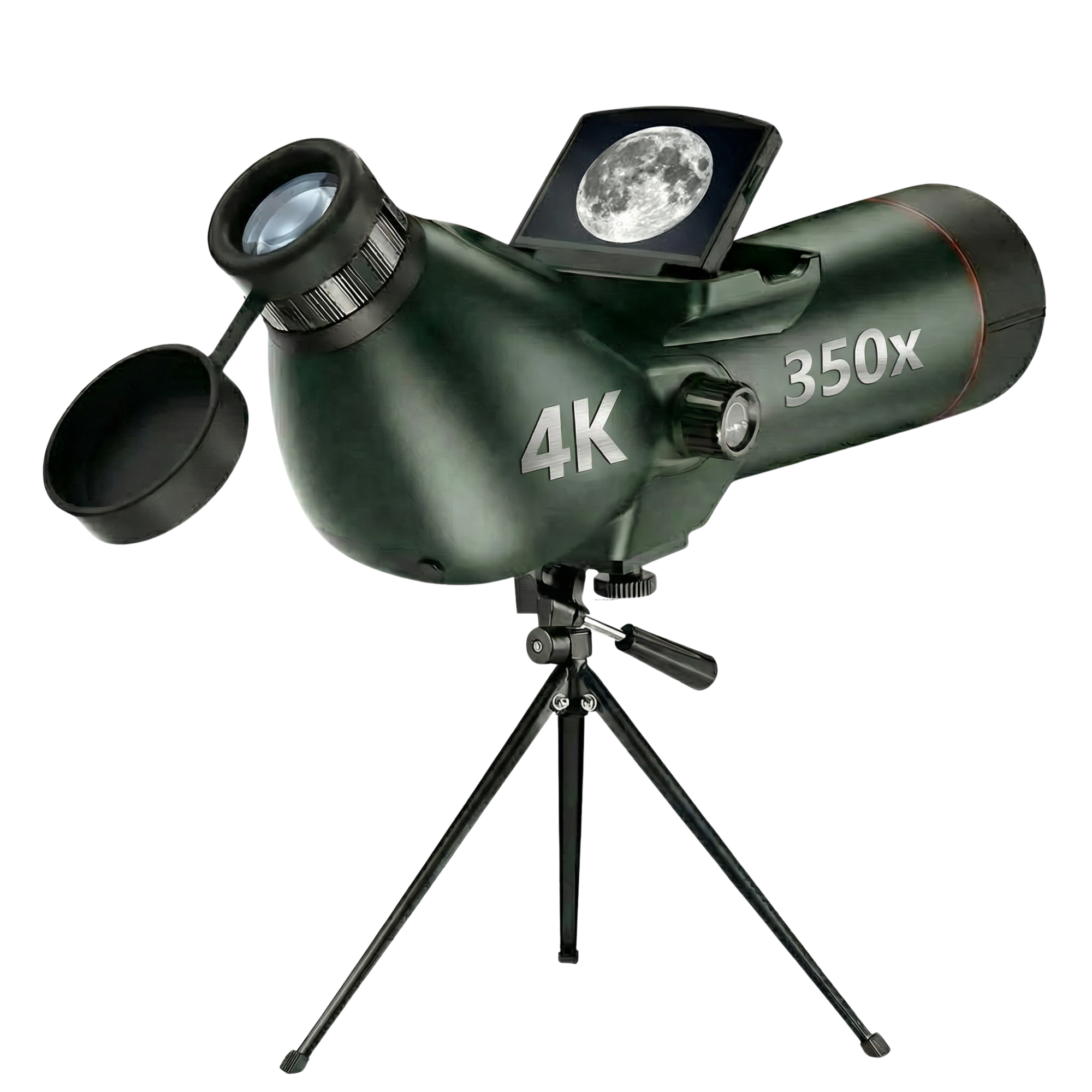 TUTT 350x , 4K Recording Telescope, Spotting Scope | External Screen & Night Vision | 30MP HD microSD IP54 Waterproof Star0ne