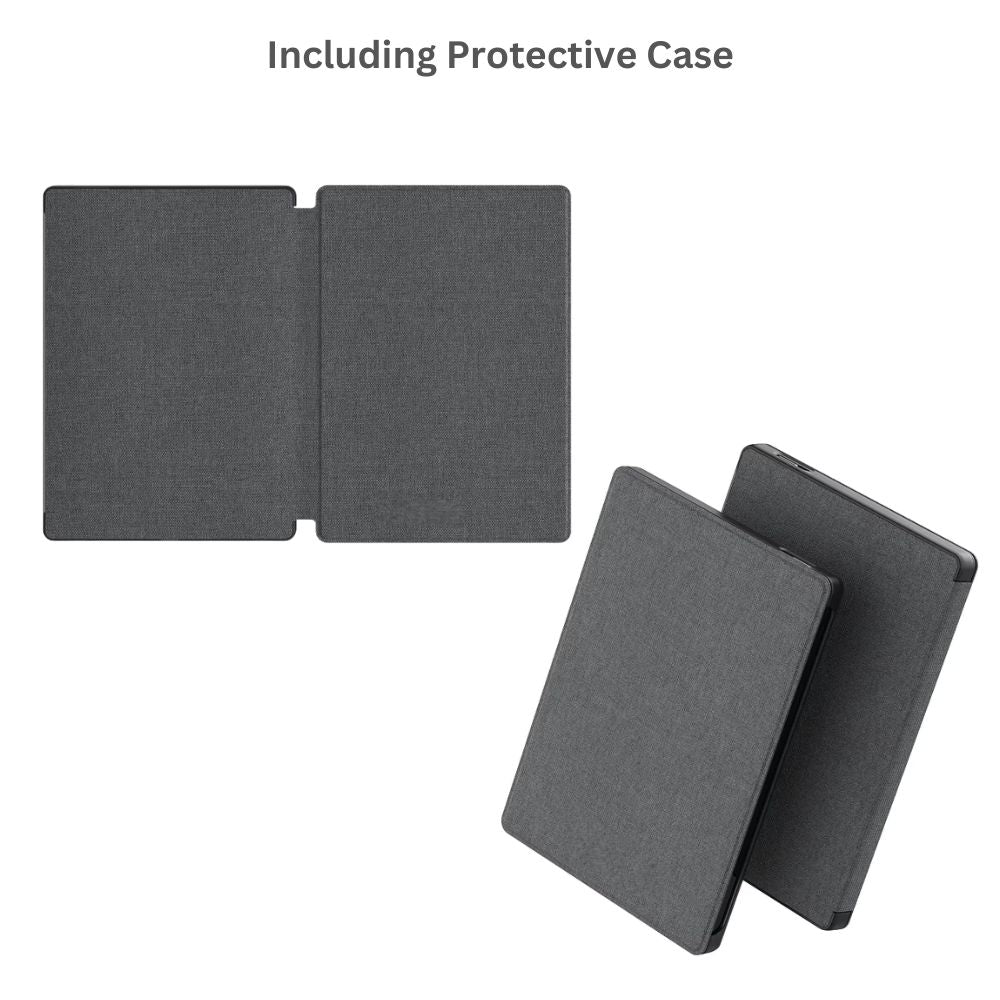 TUTT 6” eReader 64GB with Touchscreen | Dual Front Light E-Ink + Protective Case E5