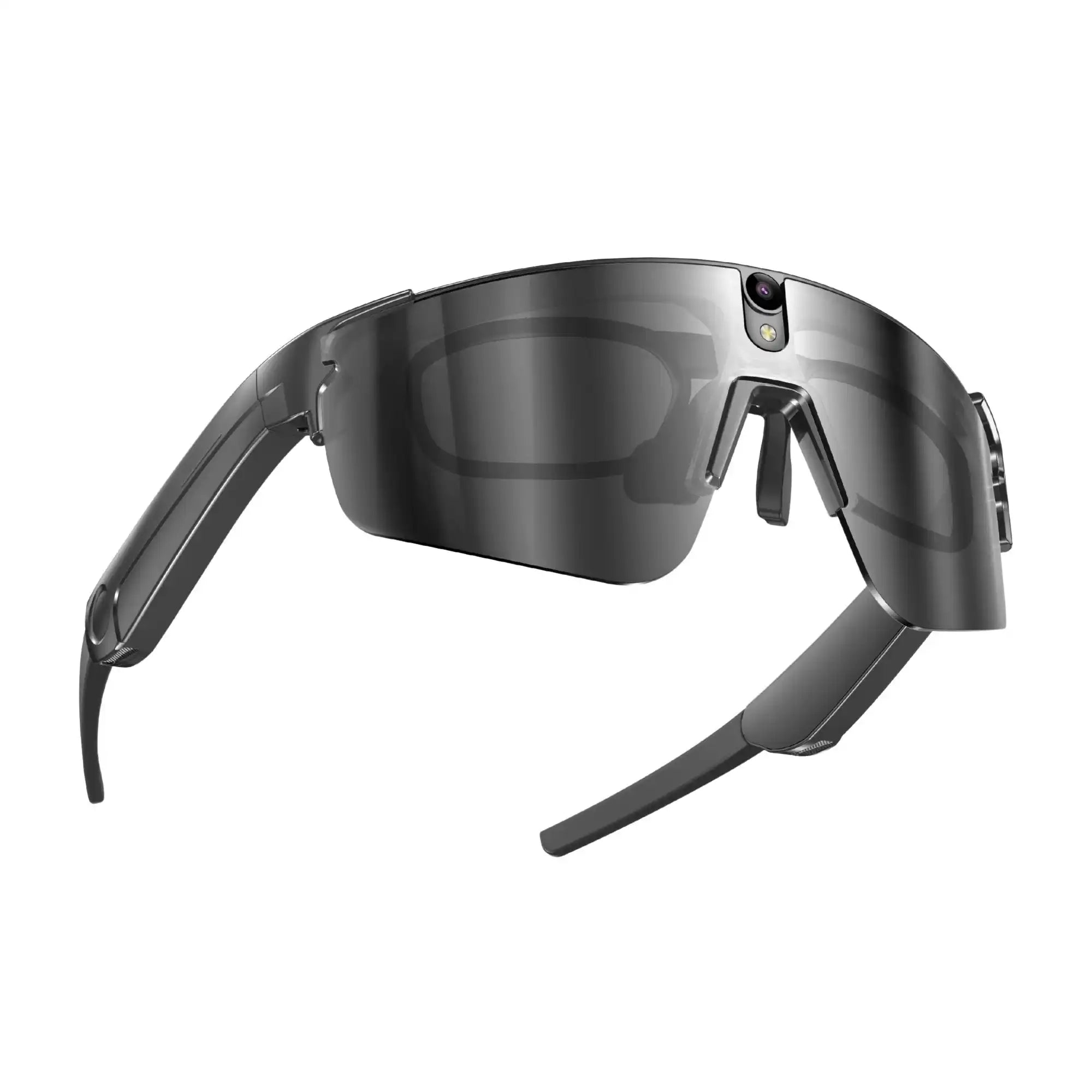 TUTT™ AI glasses with sleek black frame, built-in camera, and tinted lenses for smart vision and hands-free tech use