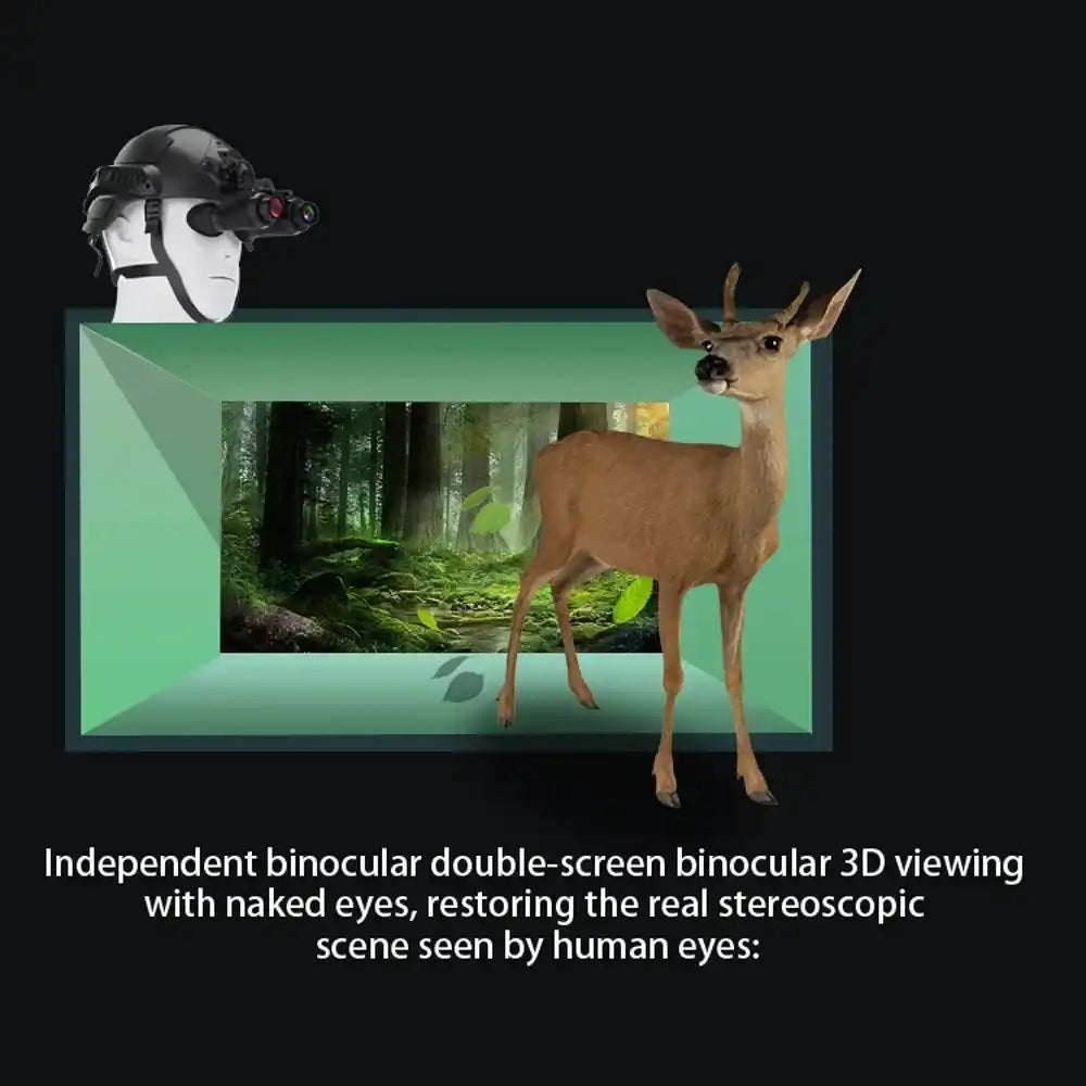 TUTT Night Vision Goggles 4k 3D infrared Binoculars camera Helmet-Mounted NV8300 SONY Starlight