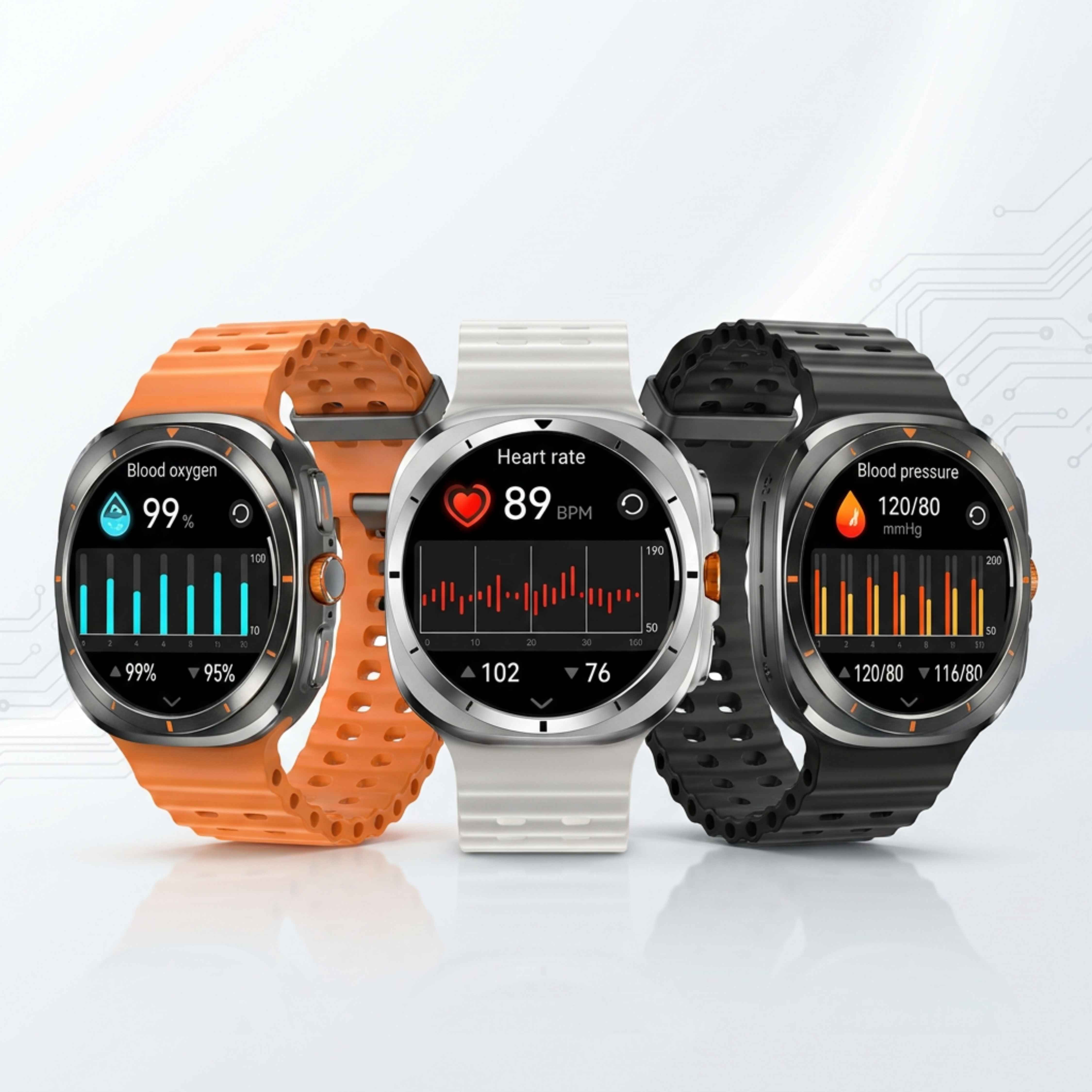 Montre connectée TUTT W7 pour hommes et femmes | Écran AMOLED 1,43" | Montre connectée avancée pour le fitness et la santé 