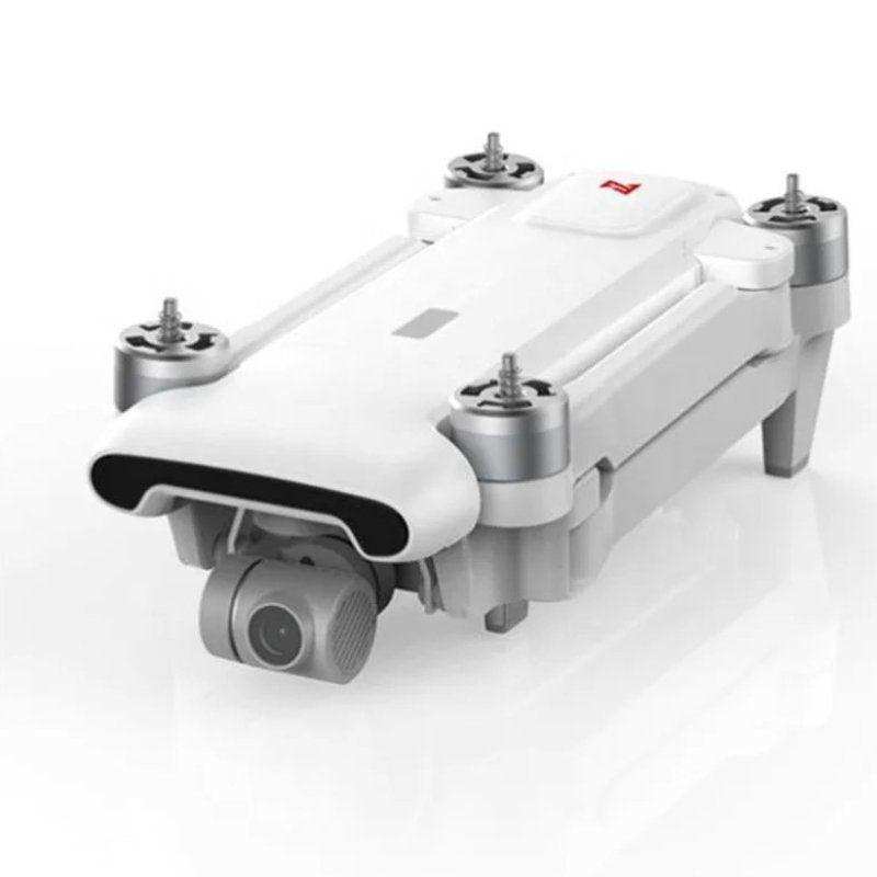 Folded white Fimi X8SE 2022 V2 drone with camera and compact design on white background TUTT