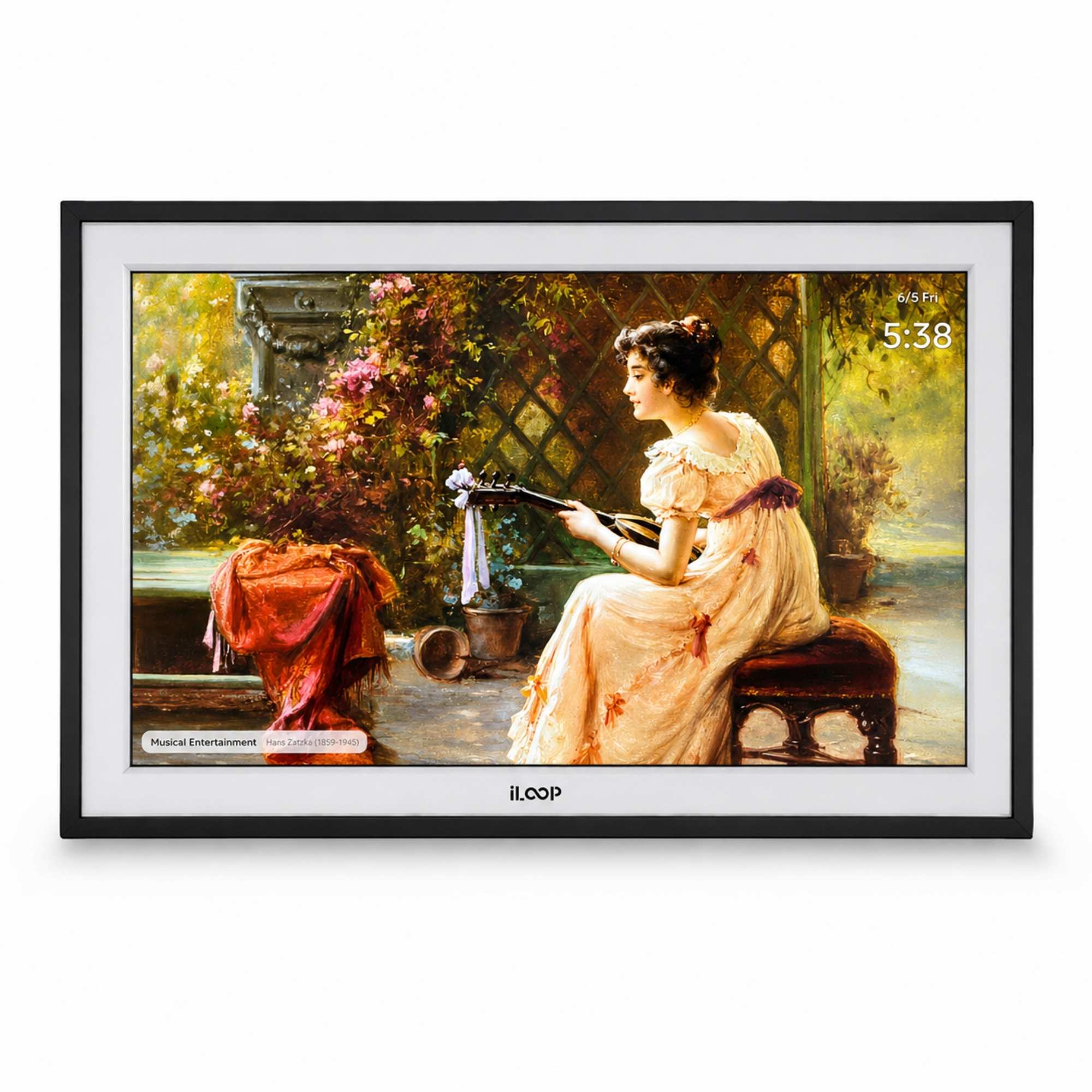 iLoop 15.6” Digital Calendar 32GB | Calendar, Wi-Fi Photo & Video Frame, Art Gallery | Premium Features No Subscription, Touchscreen