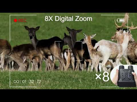 TUTT 4K Infrared Night Vision Goggles Day & Night Camera Binoculars 4.5-Inch HD Screen 4000mAh NV2183