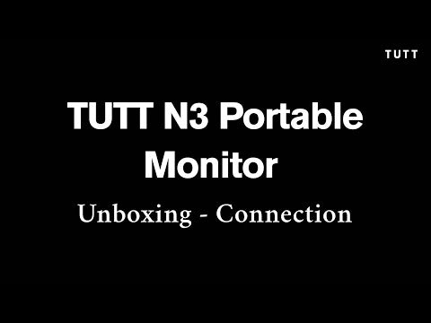 TUTT 16” Portable Monitor FHD | Ultra-Thin 16:10 Ratio | 360° Rotating Stand | USB-C & HDMI | Gaming Monitor for PC MAC Computer Switch Phone Xbox PS4/5 N3