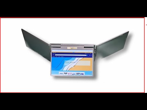 TUTT 16” Quad Screen Extender | Single Cable Setup | 16:10 IPS | Stand-Alone Portable Monitor For Laptop Mac & Windows S788