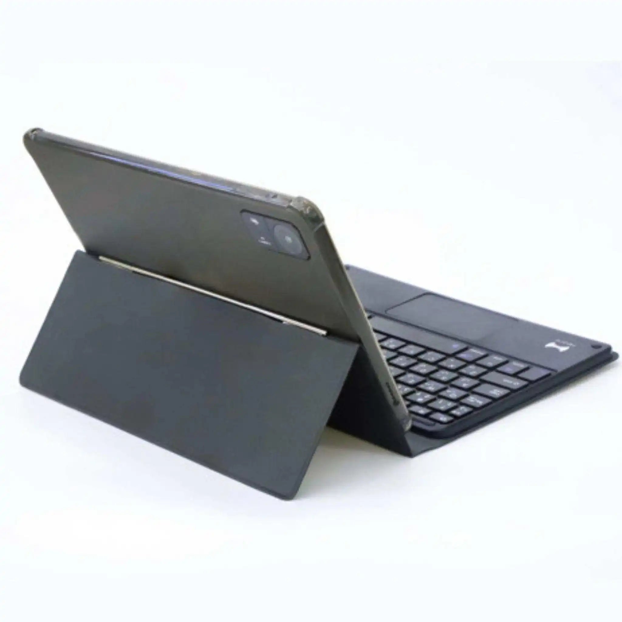 TUTT 2-in-1 Pro 101 tablet with keyboard case and dual rear camera on white background TUTT