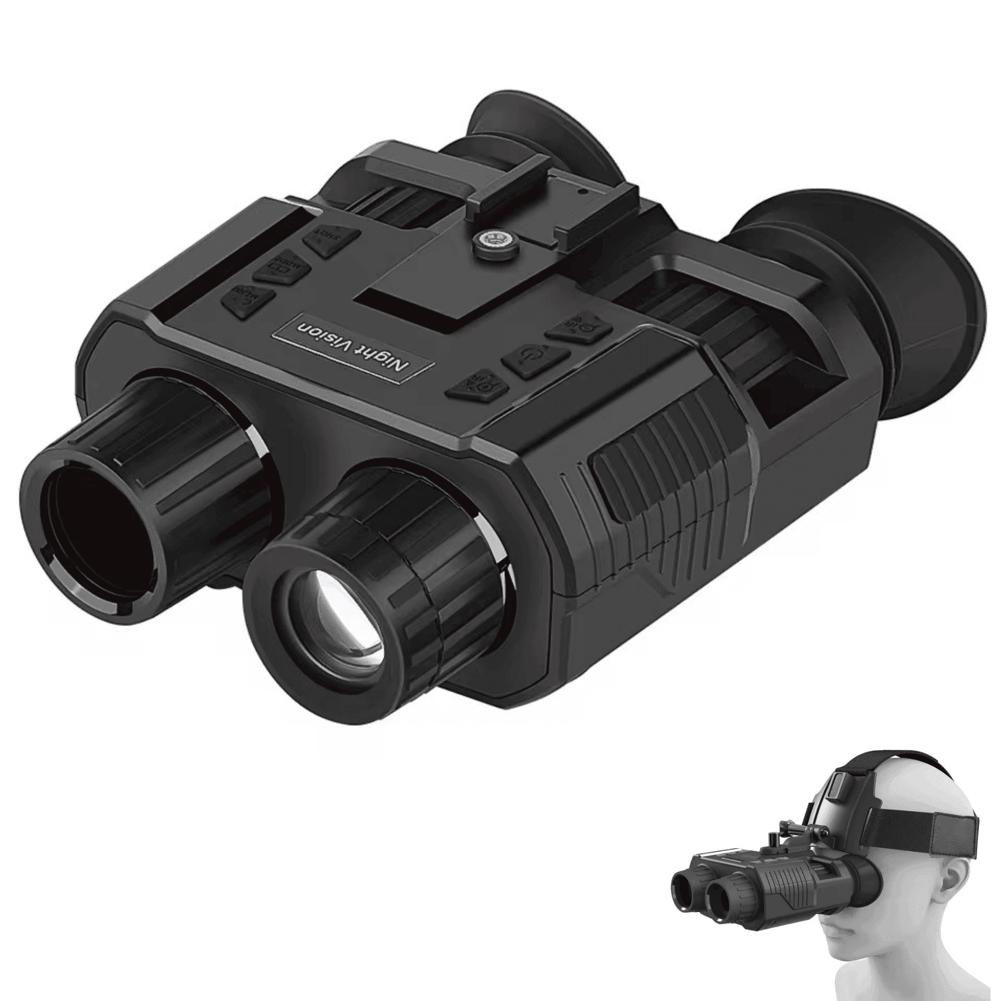 TUTT 4K FHD Night Vision Goggles NV8000 Helmet Mounted 8X Digital Zoom