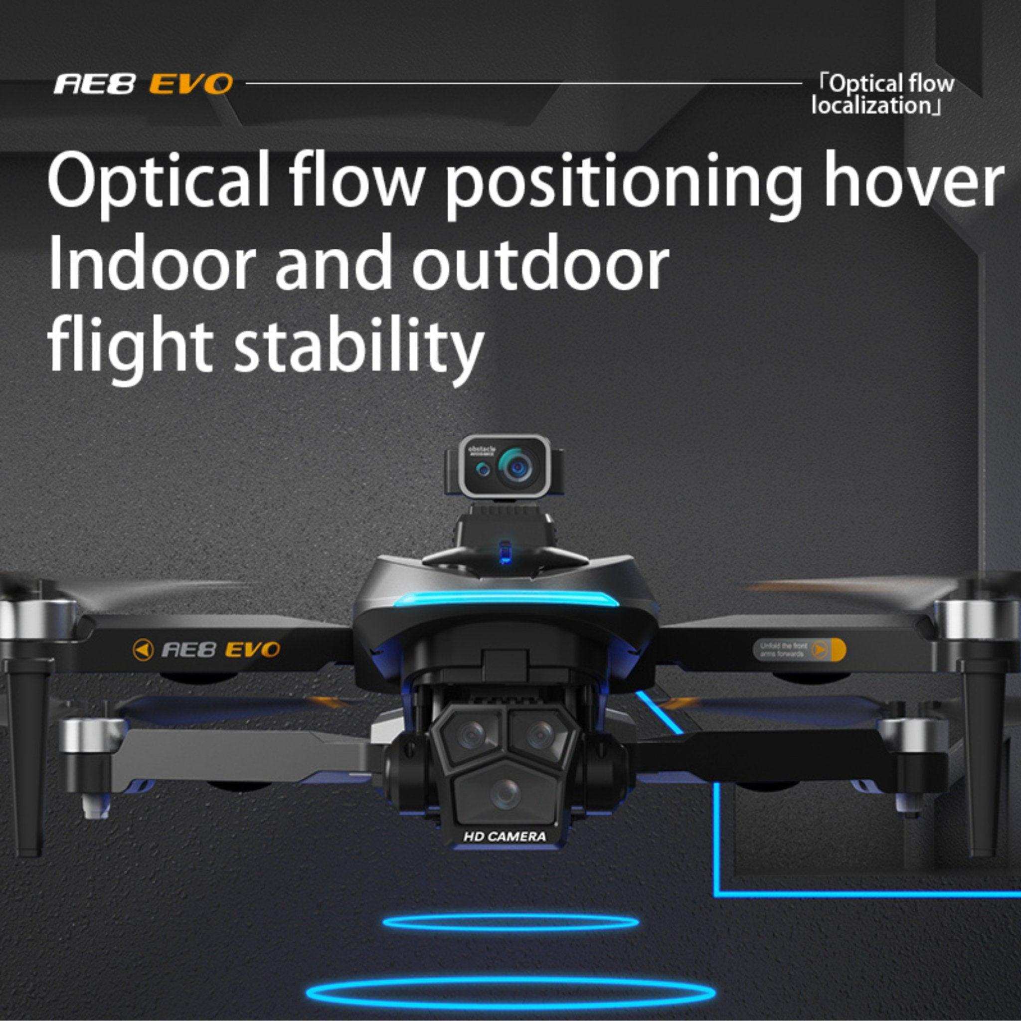REB EVO professional drone with dual HD camera, optical flow positioning, and stable flight, TUTT