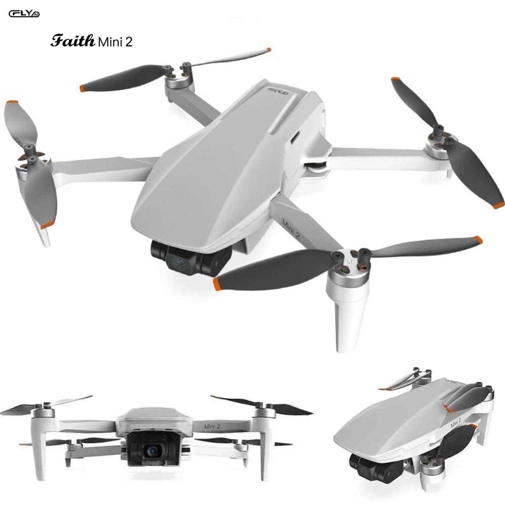 Faith Mini 2 foldable RC drone with 4K camera, 3-axis gimbal, and brushless motors TUTT