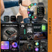 TUTT C20 Pro rugged military smartwatch with 1.83-inch HD display, fitness tracking, waterproof, and message notifications TUTT