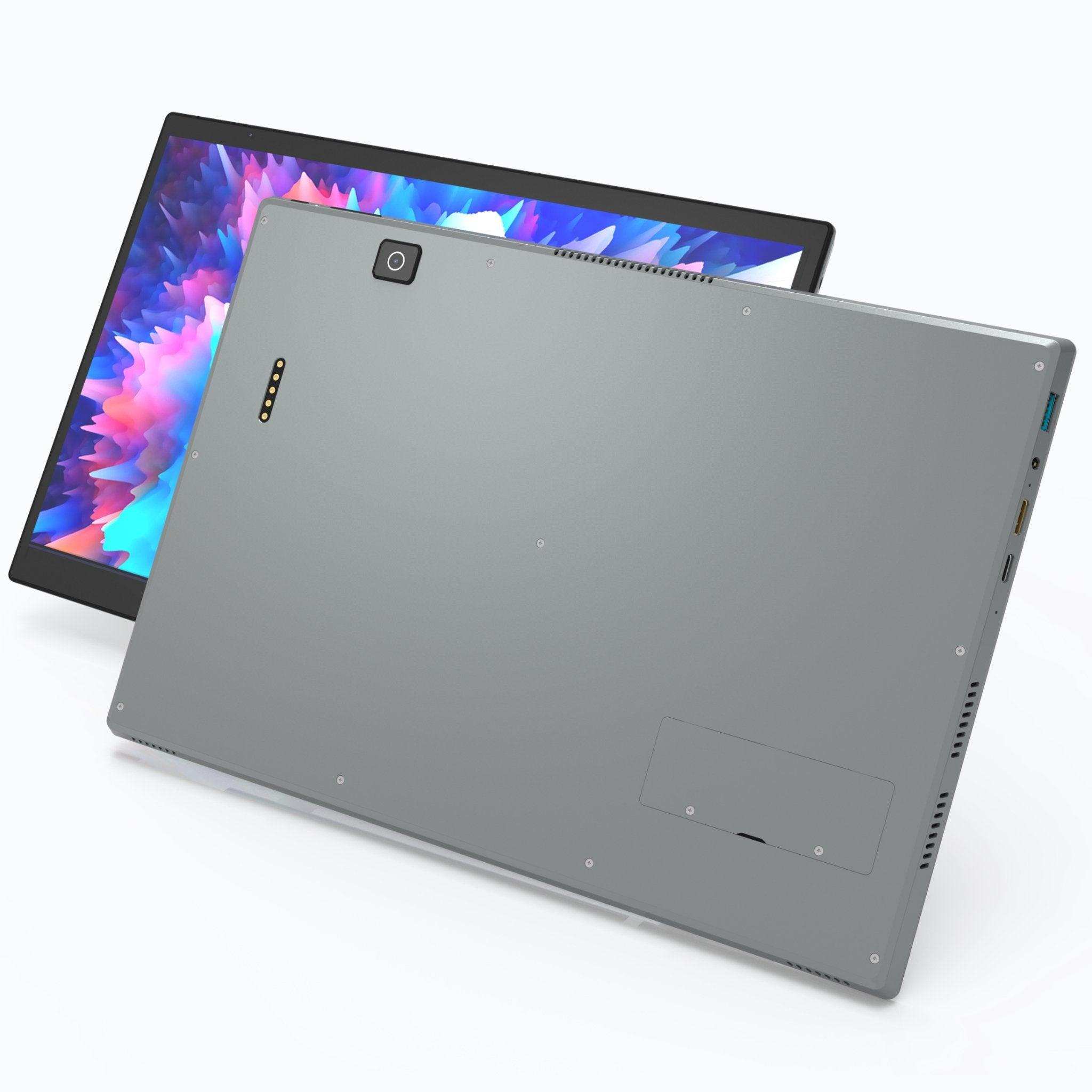 14-inch 2-in-1 detachable touchscreen laptop tablet with rear camera and vibrant display TUTT