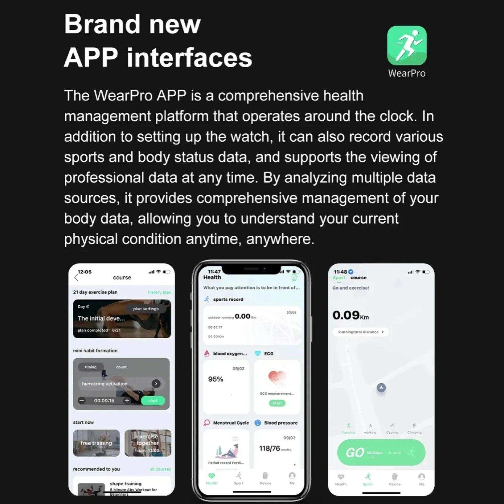 TUTT N1 men’s ultra smartwatch with two black straps, IP68 waterproof design, and outdoor fitness features TUTT