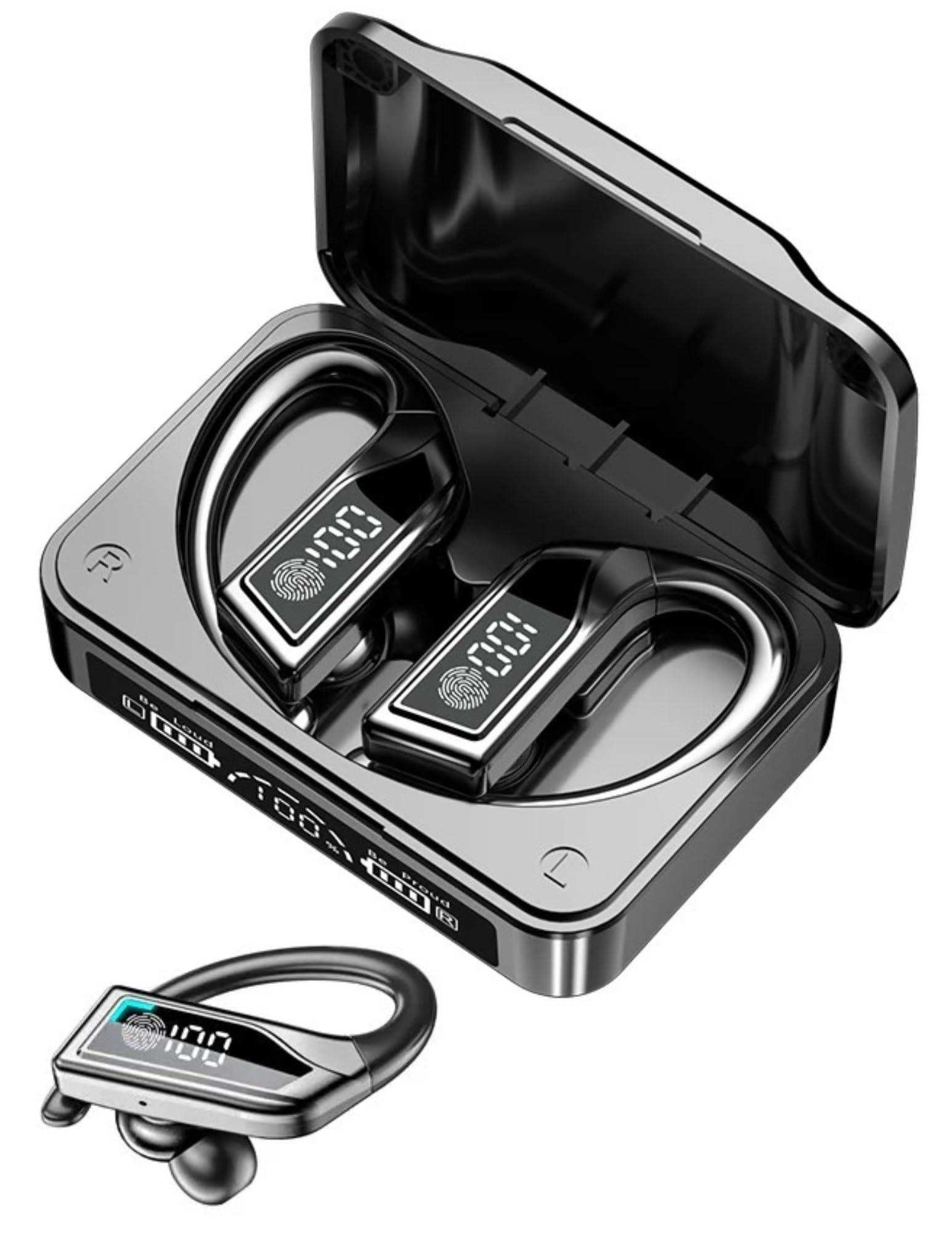 TUTT Q8 TWS wireless earphones with LED display in charging case, sport earbuds headset TUTT