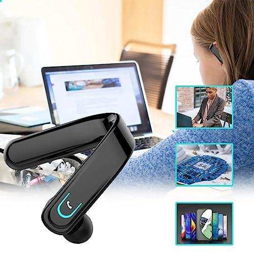 Black Bluetooth right ear hook with microphone for handsfree calls, business, and driving TUTT
